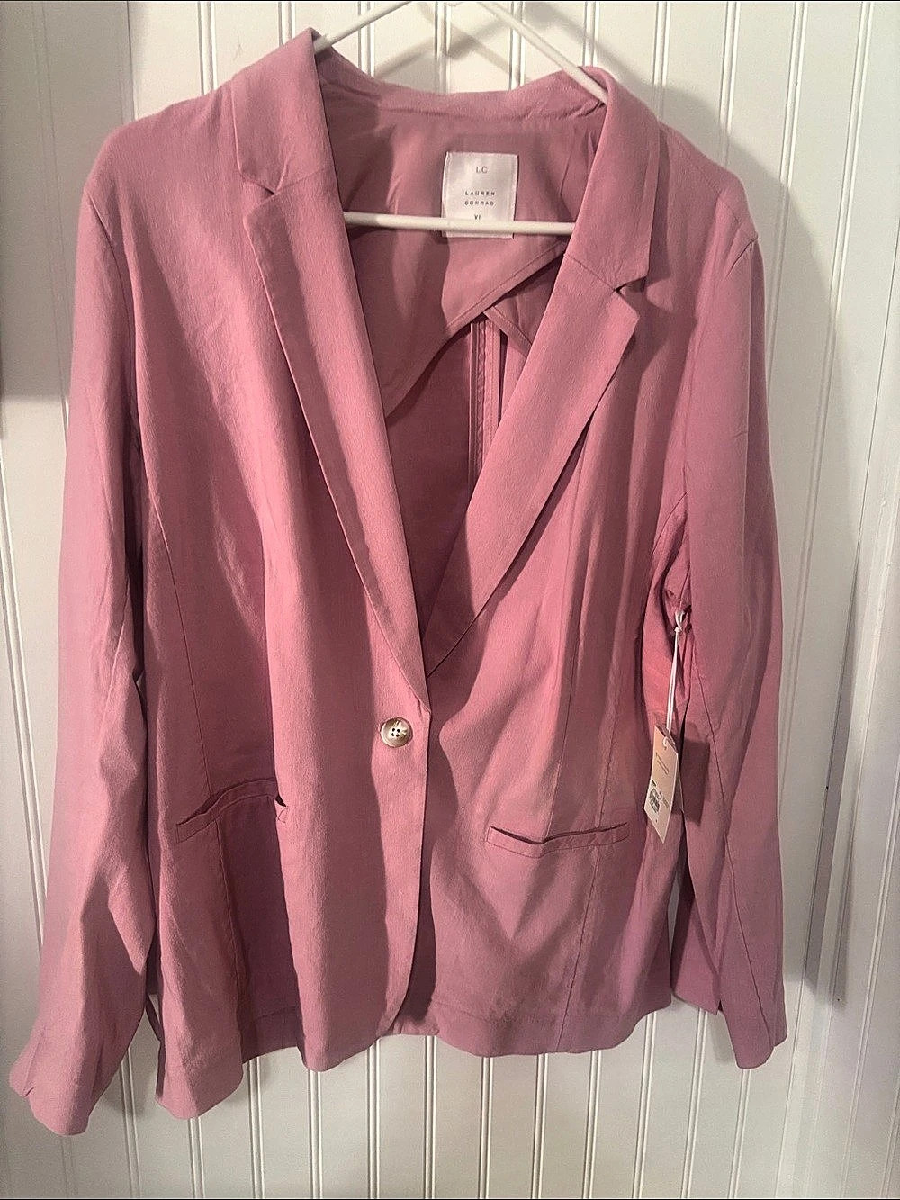Lauren Conrad Pink Blazer Size XL NWT